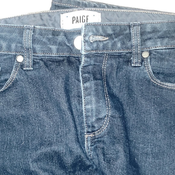 PAIGE JEANS SKYLINE SKINNY SZ 30 INDIGO FLAWLESS - Picture 5 of 5